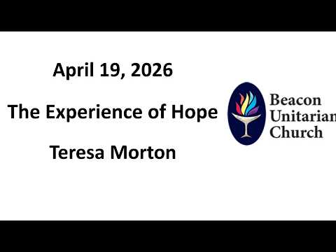 Embedded thumbnail for 19 April 2026: The Experience of Hope with Teresa Morton  