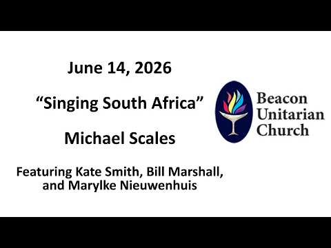 Embedded thumbnail for 14 June 2026: "Singing South Africa" with Michael Scales 