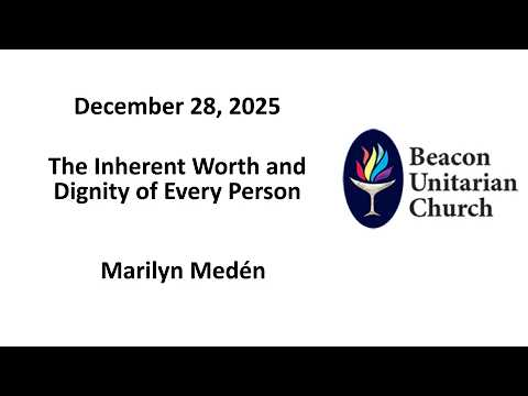 Embedded thumbnail for 28 December 2025: The Inherent Worth and Dignity of Every Person with Marilyn Medén 