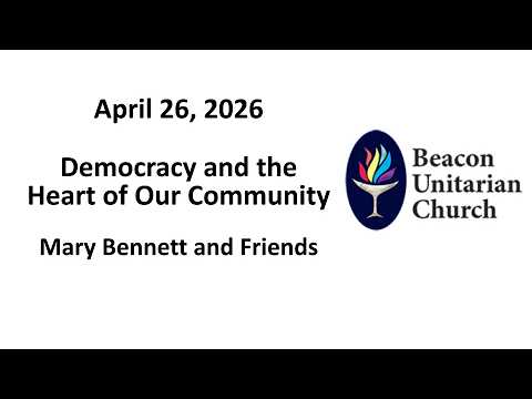 Embedded thumbnail for 26 April 2026: Democracy and the Heart of Our Community with Mary Bennett and Friends  