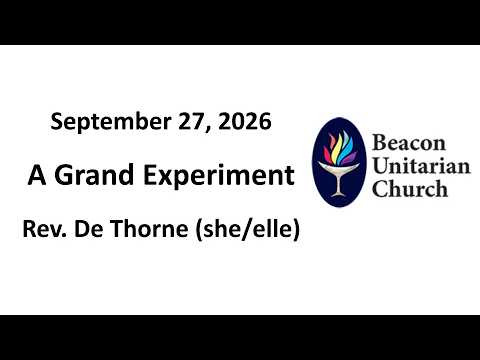 Embedded thumbnail for 27 September 2026: A Grand Experiment with Rev. De Thorne 