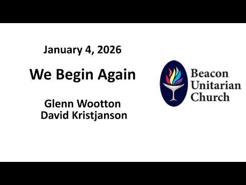 Embedded thumbnail for 4 January 2026: We Begin Again with Glenn Wootton and David Kristjanson  